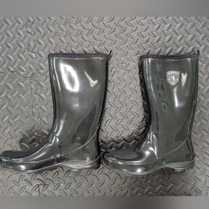 Kamik Black Glossy Rain Boots
